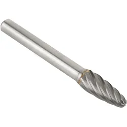 TYROLIT Hartmetallfräser DxT-SxL 10x19-6x64 Für Edelstahl, Form: 52RBF - Baum, Art. 34213626