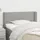 vidaXL Kopfteil mit Ohren Hellgrau 93x16x78/88 cm Stoff