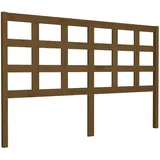 vidaXL Kopfteil Honigbraun 156x4x100 cm Massivholz Kiefer