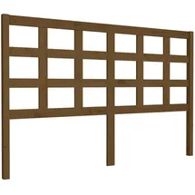 vidaXL Kopfteil Honigbraun 156x4x100 cm Massivholz Kiefer
