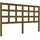vidaXL Kopfteil Honigbraun 156x4x100 cm Massivholz Kiefer