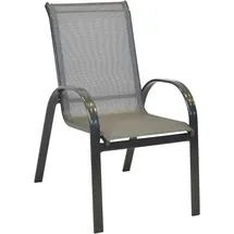 Merxx Stapelsessel Amalfi 56 x 76 x 97 cm grau
