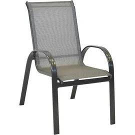 Merxx Stapelsessel Amalfi 56 x 76 x 97 cm grau