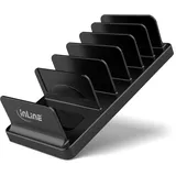 InLine Multi-Stand mit 6 Fächern für Schreibtisch / Regal, schwarz