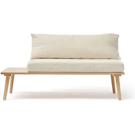 Kid’s Concept Kindersofa Saga 90 x 43 x 44 cm Buche natur creme