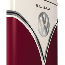 Gorenje VW-Retro-Kühlschrank OBRB615DR Standgerät (200 l, 1525 mm hoch, Rot)