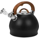 Pfeifkessel Edelstahl Wasserkessel Induktion - Teekessel Induktion - 3L
