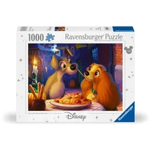 Ravensburger Erwachsenenpuzzle 1000 Teile - Disney Classics - Susi und Strolch