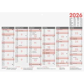 Brunnen Tafelkalender 2026 A4 quer