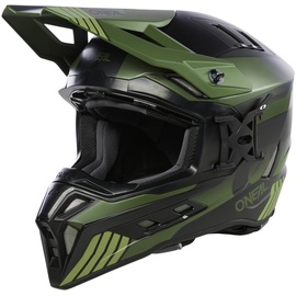 O'Neal EX-SRS Hitch Motocross Helm, schwarz-grün, Größe L