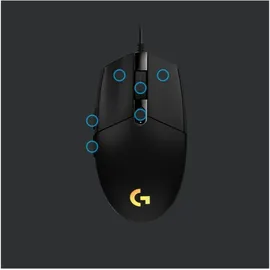 Logitech G203 LIGHTSYNC schwarz
