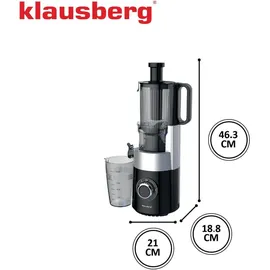 Klausberg KB-7871 Slow Juicer schwarz/silber