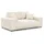 S-Style Couch Plüschcord 2-Sitzer Beige