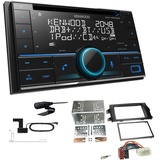 Kenwood DPX-7300DAB Autoradio Bluetooth DAB+ für Fiat Sedici ab 2006 schwarz