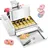 Vevor Gewerbliche Automatische Donutmaschine, 6-reihige Donutmaschine, 360 Stück/h, Elektrischer Hochleistungs-Donutbereiter, Fritteuse aus Edelstahl mit Intelligenter Steuerung, Donut Maker