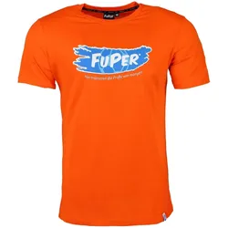 Streetwear Shirt Tarik Freizeit. Fußball Herren Atmungsaktiv FUPER orange|mango S