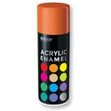 Biodur Universelle Acryl-Emaille Sprühlack 400 ml, Glänz RAL 2004 Reinorange, Glänzend, Akrylemaille UV-beständig, Universell Einsetzbar für Innen- und Außenbereich, Schnelltrocknend Sprühdose