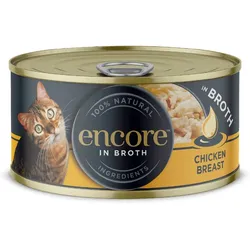 ENCORE Cat Hühnerbrust in Brühe für Katzen 16x70g