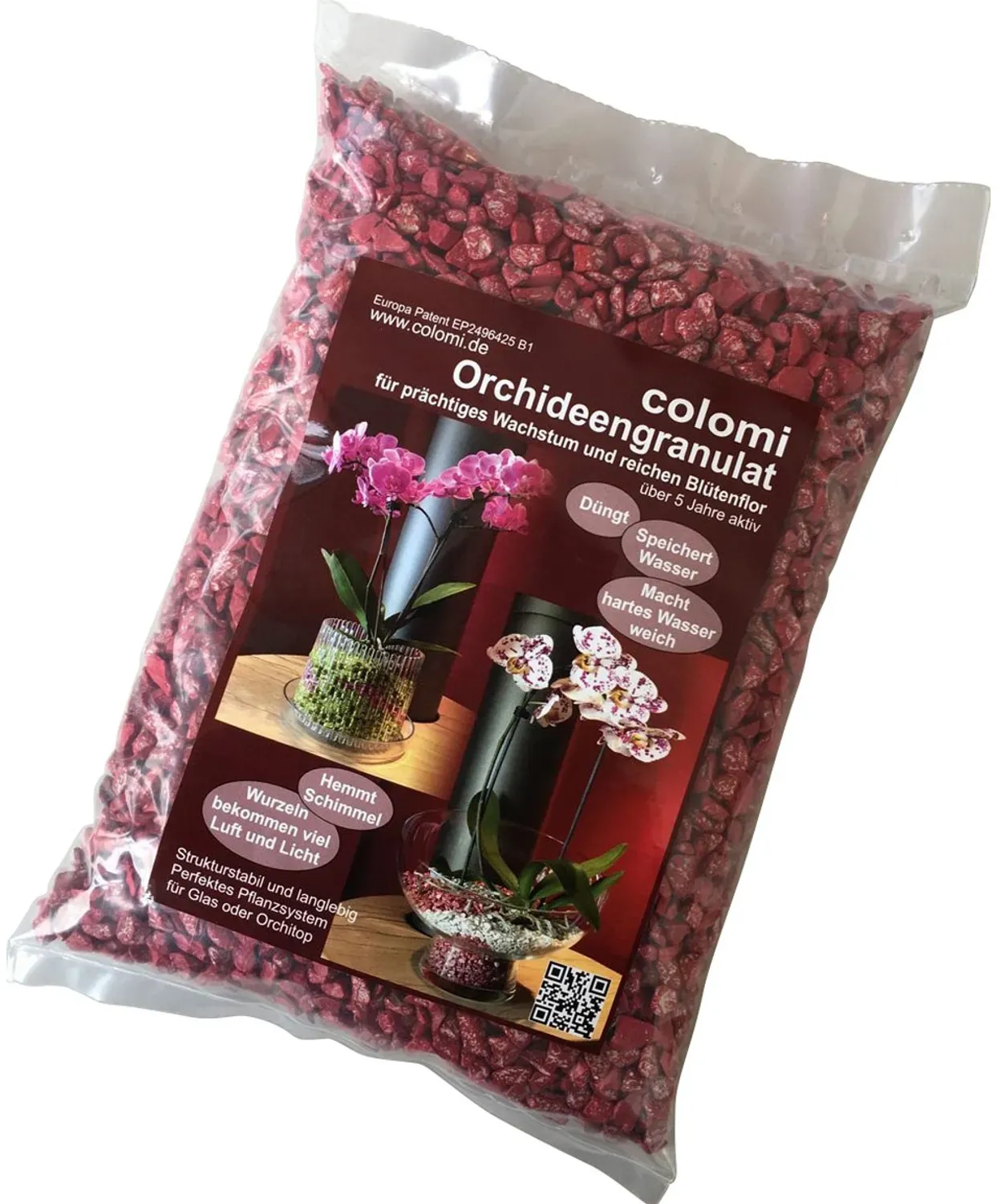 Preisvergleich Produktbild Colomi Orchideengranulat 1 l Rot