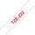 Brother TZe-222 laminiert rot auf weiß 0,9cm x 8m