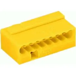 50St. Wago 243-508 Micro Dosenklemme 8X1 qmm gelb