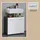 WELLTIME Waschbeckenunterschrank Sovana Waschbeckenunterschrank mit 2 Türen - (B/T/H) 60/31/57 cm silberfarben|weiß