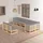 vidaXL 8-tlg. Garten-Lounge-Set mit Kissen grau