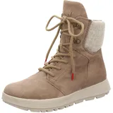 THINK! Damen COMODA chromfrei gegerbte Lodenfutter Stiefelette, 2000 Stone/Kombi, 37 EU