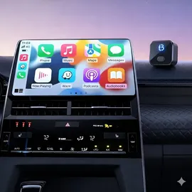 Tradebit TB Cube Pro Wireless Adapter für Apple CarPlay und Android Auto
