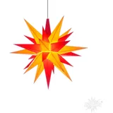 Herrnhuter Stern 13cm gelb/ rot