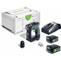 Festool CXS 12 2,5-Plus inkl. 2 x 2,5 Ah + Systainer