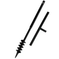 vidaXL Hand-Erdbohrer 80 mm Doppelspirale