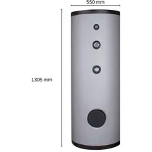 Evenes DSFI 200 189 L Edelstahl 2 Wärmetauscher