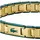 Lacoste Metropole Edge, Gelbgoldfarben/Grün 19 cm