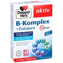Doppelherz aktiv B-Komplex + Folsäure Depot
