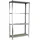 Proregal Schwerlastregal Metall 150x80x50 cm silber 4 Fachböden