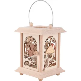 Kuhnert Teelichtlaterne Eichhörnchen und Vögel 27055