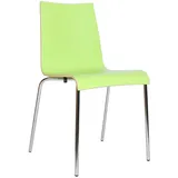 pemora Stuhl stapelbar Besucherstuhl Konferenzstuhl Stapelstuhl ROMAN HPL grün
