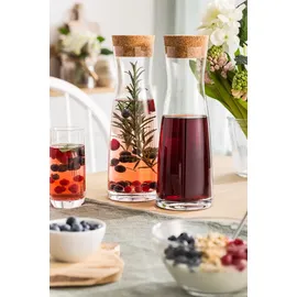 Bohemia Cristal Karaffe 1000 ml Kristall, Kristalloptik Transparent Klar 1 l