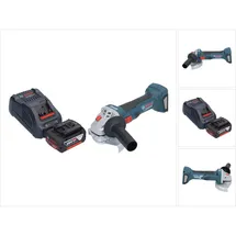 Bosch GWS 18V-7 Professional Winkelschleifer 18 V 125 mm Brushless + 1x Akku 5,0 Ah + Ladegerät