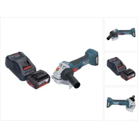 Bosch GWS 18V-7 Professional Winkelschleifer 18 V 125 mm Brushless + 1x Akku 5,0 Ah + Ladegerät