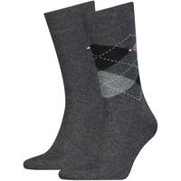 Tommy Hilfiger Karo-Herrensocken (2er-Pack)