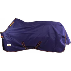 Weidedecke 1200D IRISH TURNOUT blau/orange 165 CM