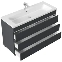 Posseik Waschbecken mit Unterschrank FELLINI 120 grafit 120,0 x 46,0 x 83,5 cm