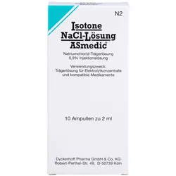 Isotone Nacl-lösung Asmedic Injektionslösung amp.