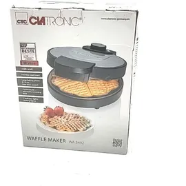 Clatronic WA 3492 Waffelautomat schwarz/edelstahl