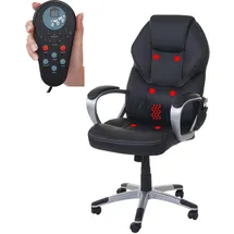 MCW Massage-Bürostuhl MCW-A69 Kunstleder Schwarz