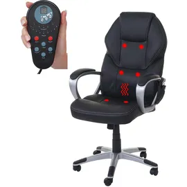 MCW Massage-Bürostuhl MCW-A69 Kunstleder Schwarz
