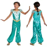 Disguise Disney Offizielles Classic Aladdin Prinzessin Jasmin Kostüm Mädchen, Halloween Karneval Geburtstag Kleid Für Kinder, Größe S