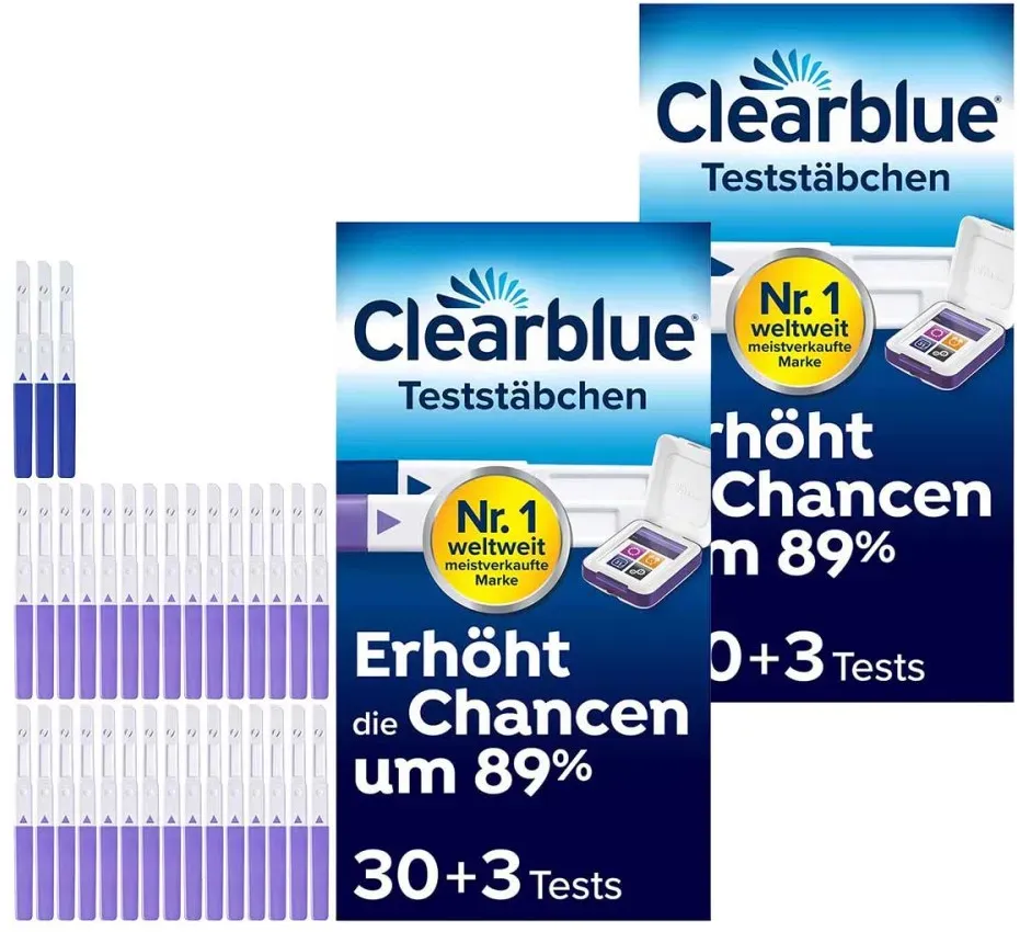 Clearblue Fertilitätsmonitor Teststäbchen 30+3